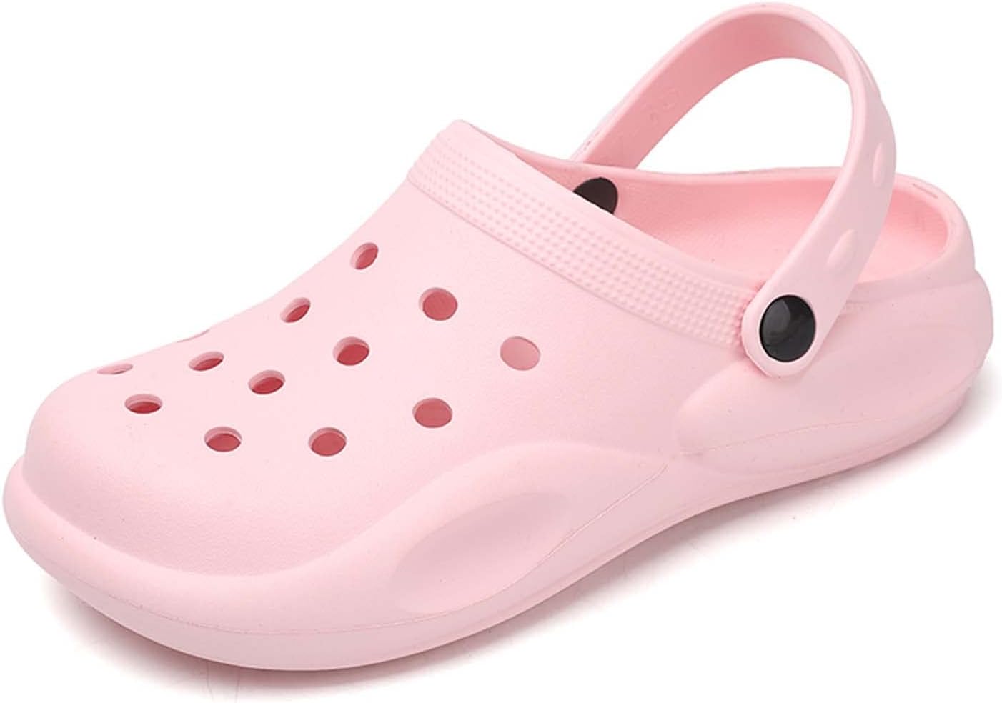 

Унисекс летние мюли без шнурков Eliogn. Модные удобные сабо для работы в саду, для мужчин и женщин, в парном стиле, розовый