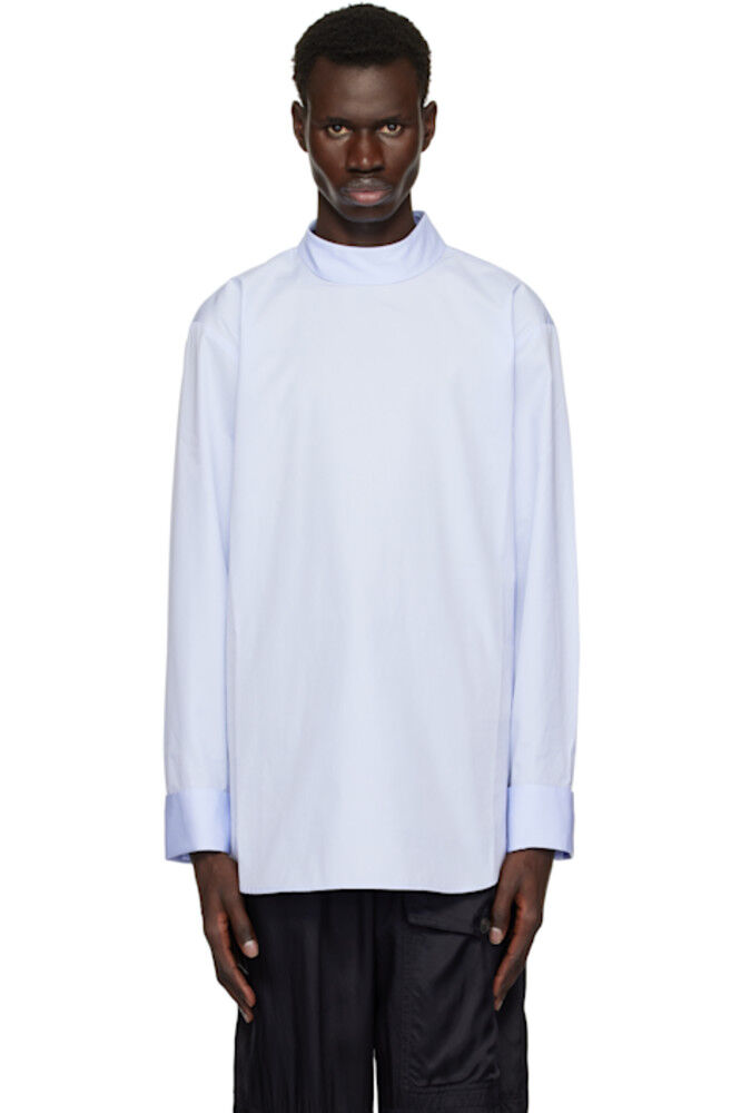 

Синяя водолазка Dries Van Noten