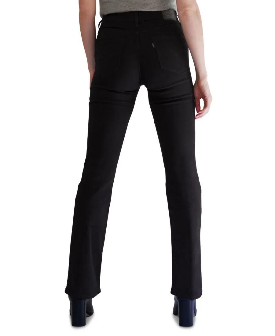 Джинсы-клеш 725 с высокой талией, классические, эластичные, 81 см Levi'S, черный — фото 2