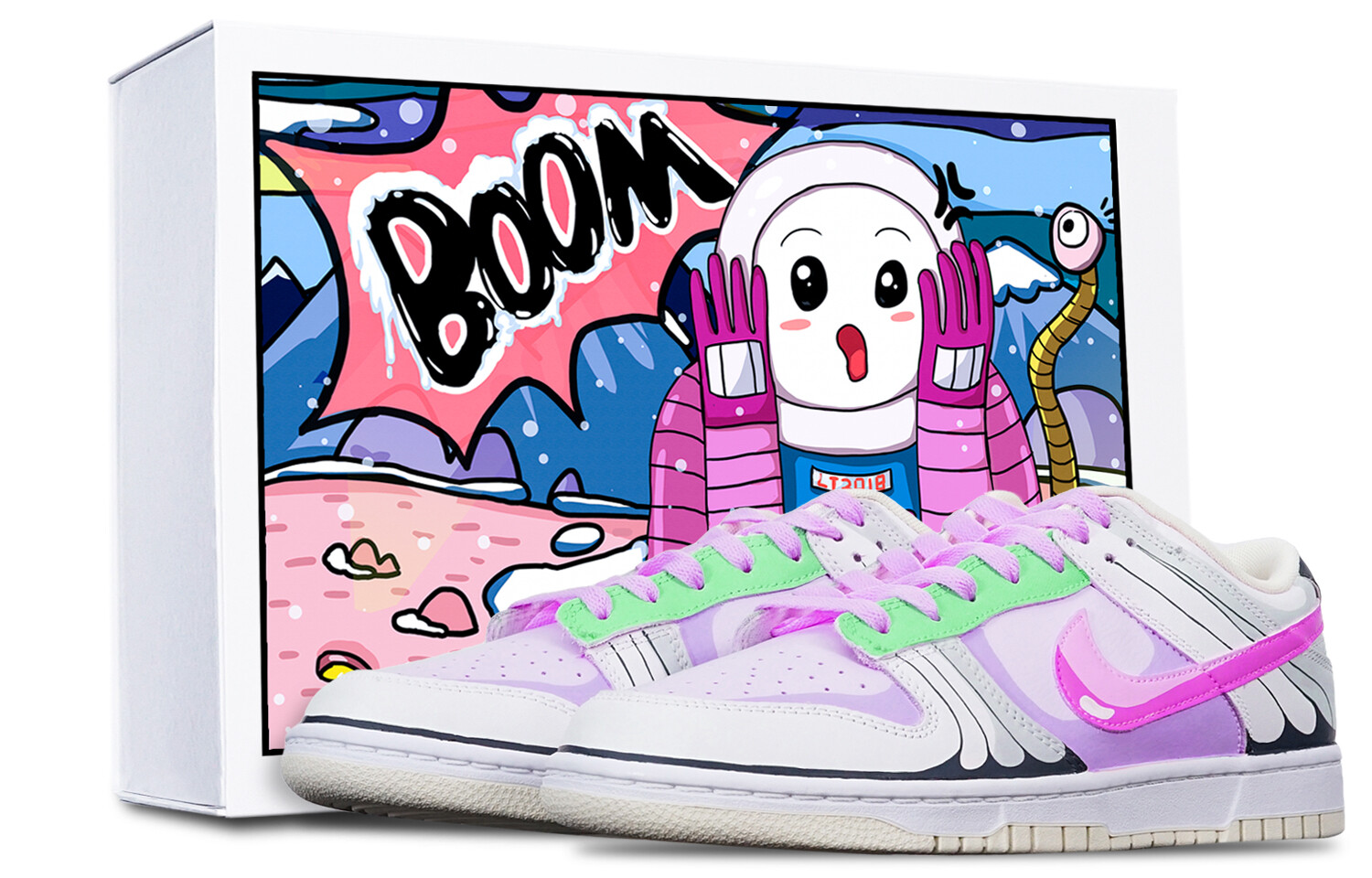 

Кроссовки Nike Dunk, мультиколор