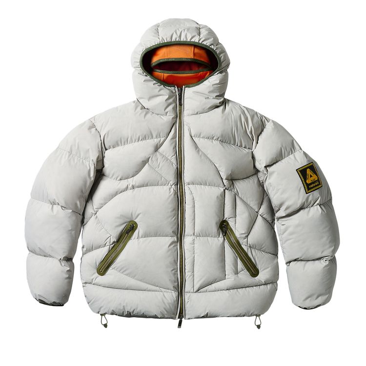 

Куртка Palace x Maharishi Temple Puffa Jacket 'Ice', серый