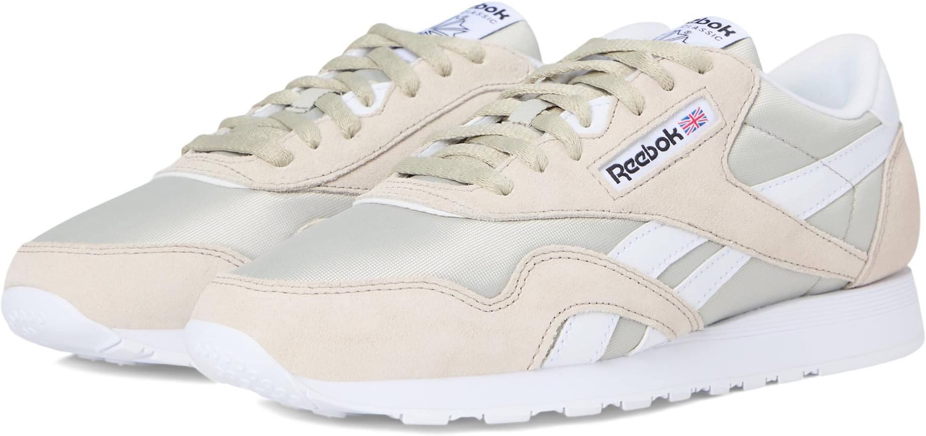 

Кроссовки Reebok Lifestyle Classic Nylon, цвет Sport Beige/Sport Beige/White