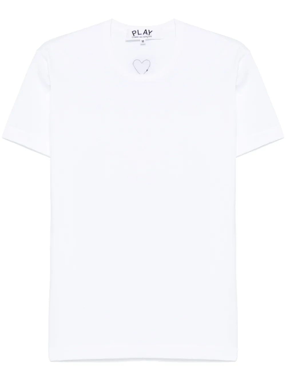 

Футболка с нашивкой Comme Des Garçons Play, белый
