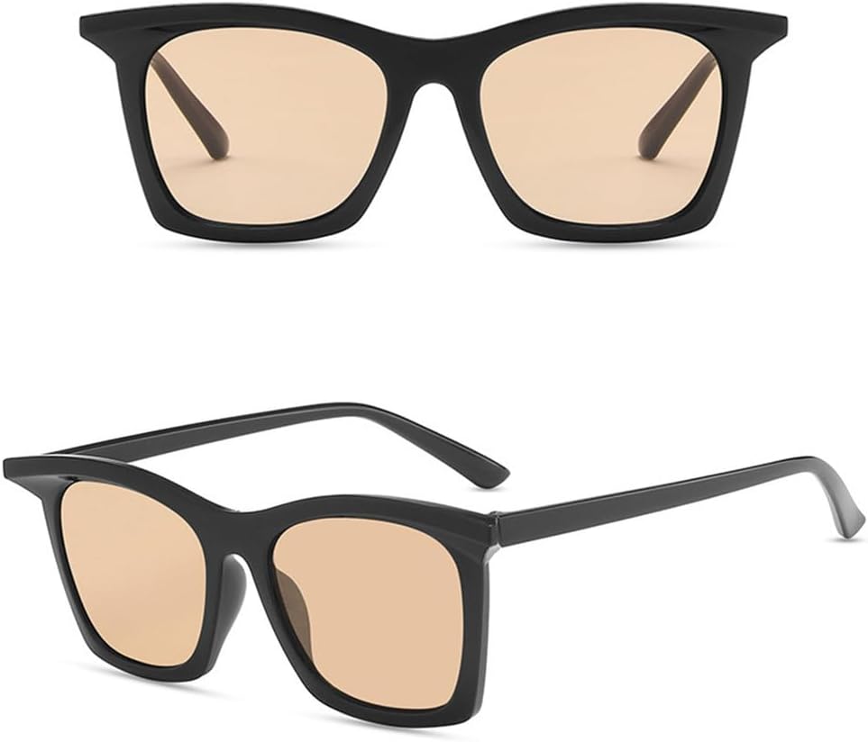 

Мужские и женские солнцезащитные очки, модная форма, защита от УФ-излучения, женские солнцезащитные очки для активного отдыха и путешествий, цвет черный чай MTZJH, One Color