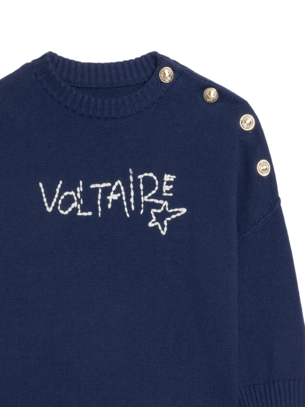 Свитер Malta на пуговицах Zadig&Voltaire, синий — фото 2