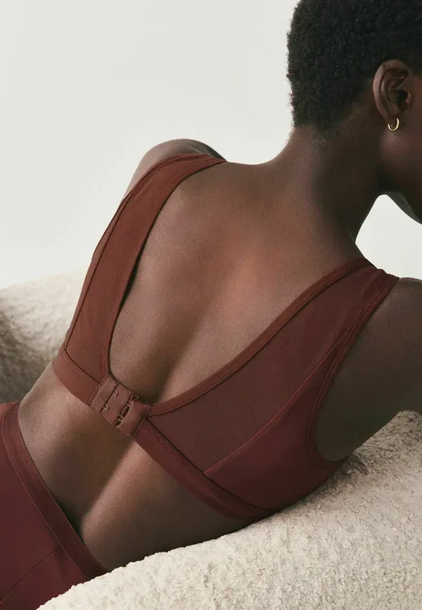 Бюстгальтер Bã¼Gelloserâ Bh mit rundum stã¼tzeffekt bustier Next, шоколадно-коричневый — фото 3
