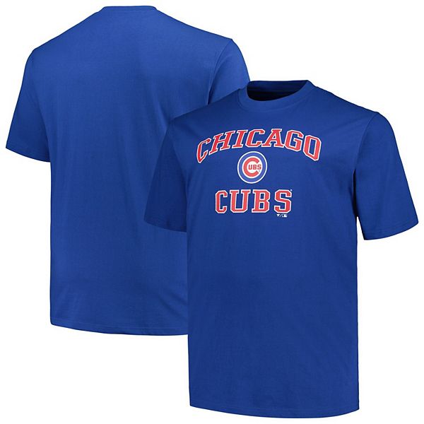 

Футболка Men's Royal Chicago Cubs Big & Tall Heart & Soul Profile