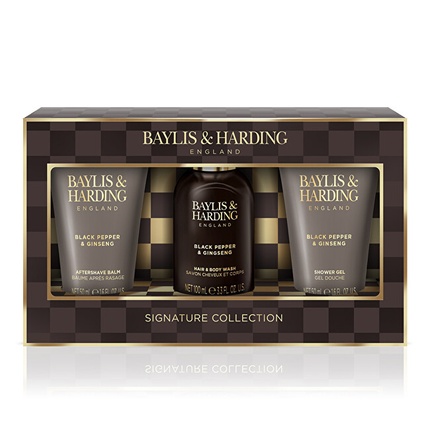 

Подарочный набор средств по уходу за телом Black Pepper Ginseng 3 предмета Baylis & Harding