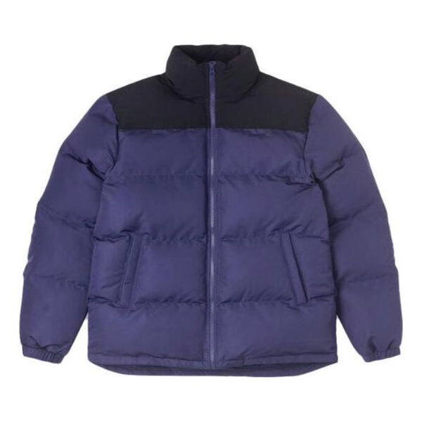 

Куртка colorblock down jacket 'purple black' Converse, фиолетовый