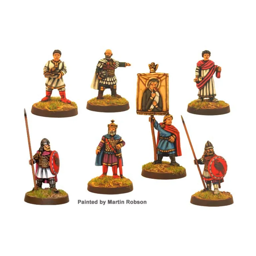 

Византия — Император и свита, Historical Miniatures - Dark Ages - Byzantine (28mm) (Crusader Miniatures)