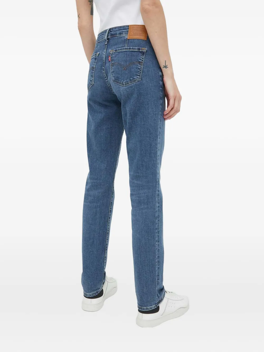 Джинсы 712 с пятью карманами Levi'S, синий — фото 3