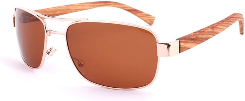 

Мужские солнцезащитные очки, женские солнцезащитные очки, розовые и голубые линзы, ручная работа, холодные оттенки, защита от УФ-излучения UV400 TYUVIVO, Brown Lens With Case