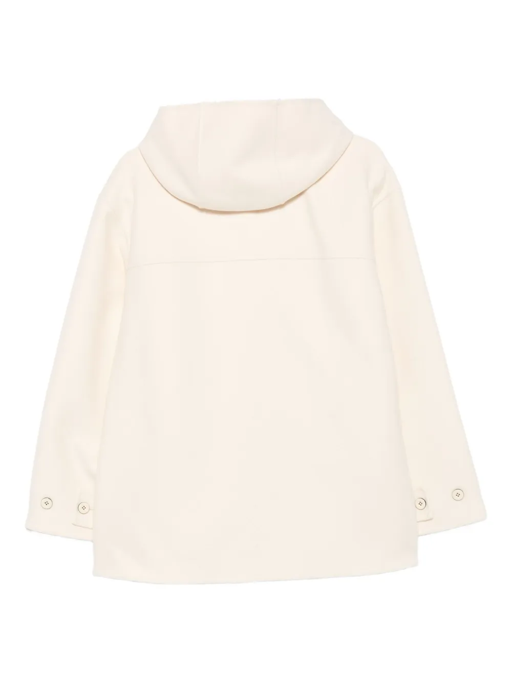 Куртка с капюшоном и застежкой-молнией спереди JIL SANDER, нейтральный — фото 2