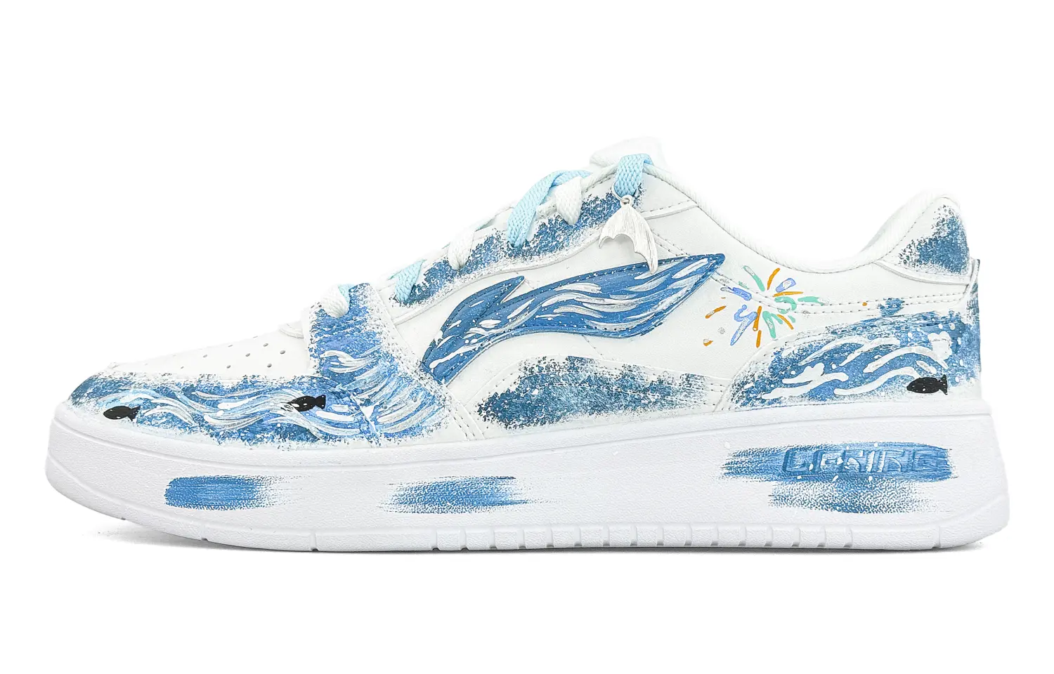 

Acer Truncatum нескользящие амортизирующие увеличивающие рост низкие кроссовки для скейтбординга мужские LINING, белый