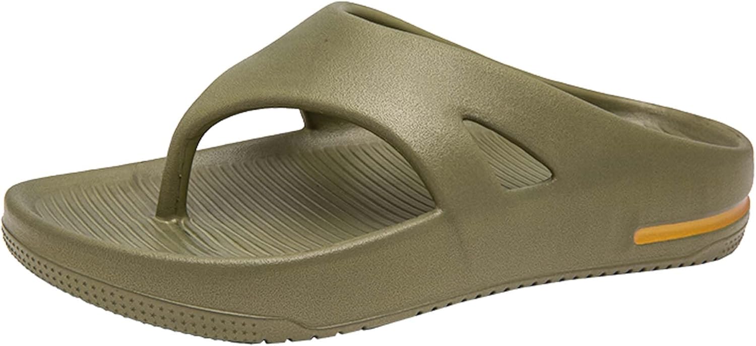 

Мужские летние шлепанцы больших размеров с узором елочка, удобные пляжные сандалии Generic, зеленый