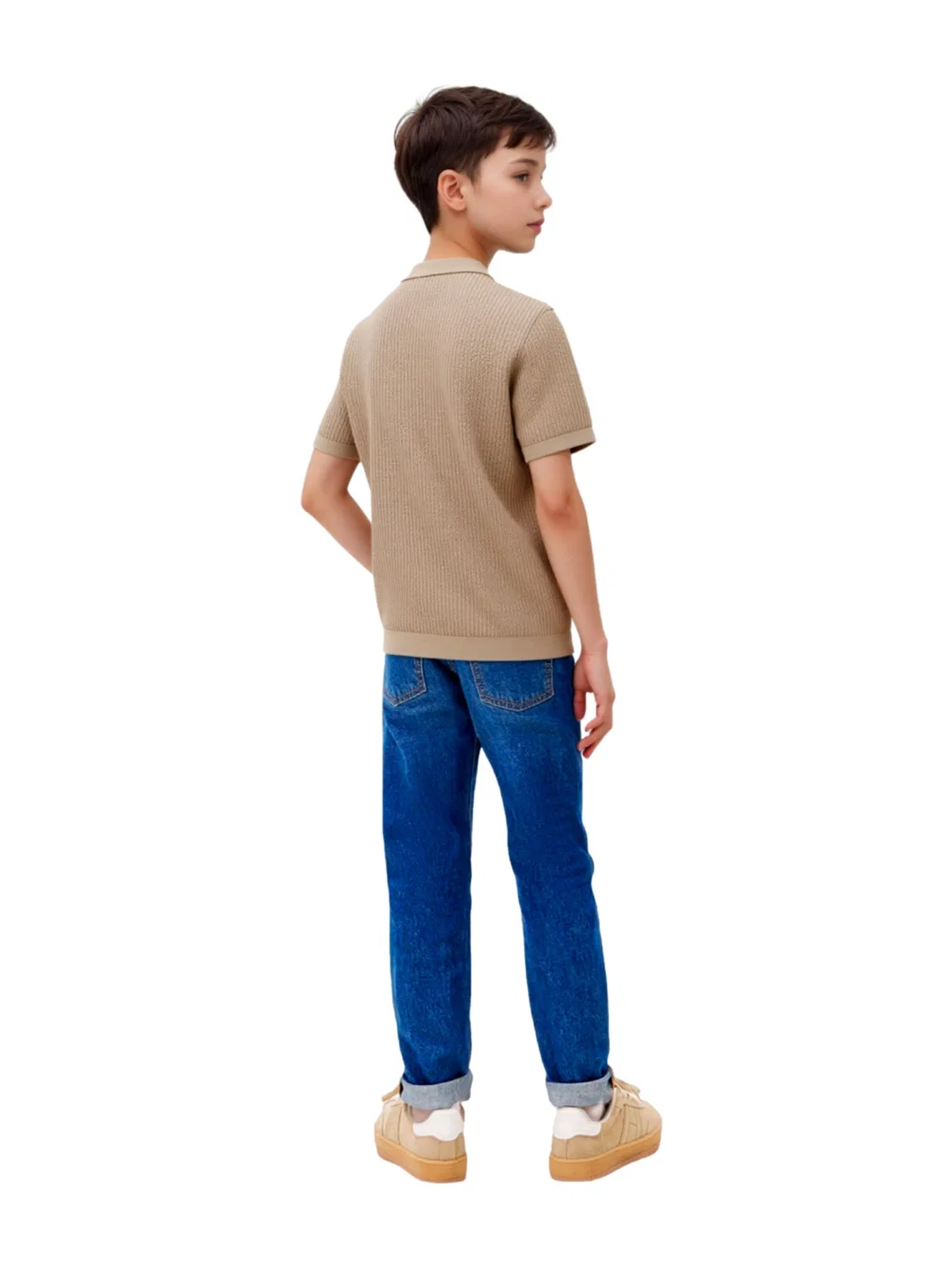 Футболка 'Jess' Jack & Jones Junior, Light Brown — фото 4