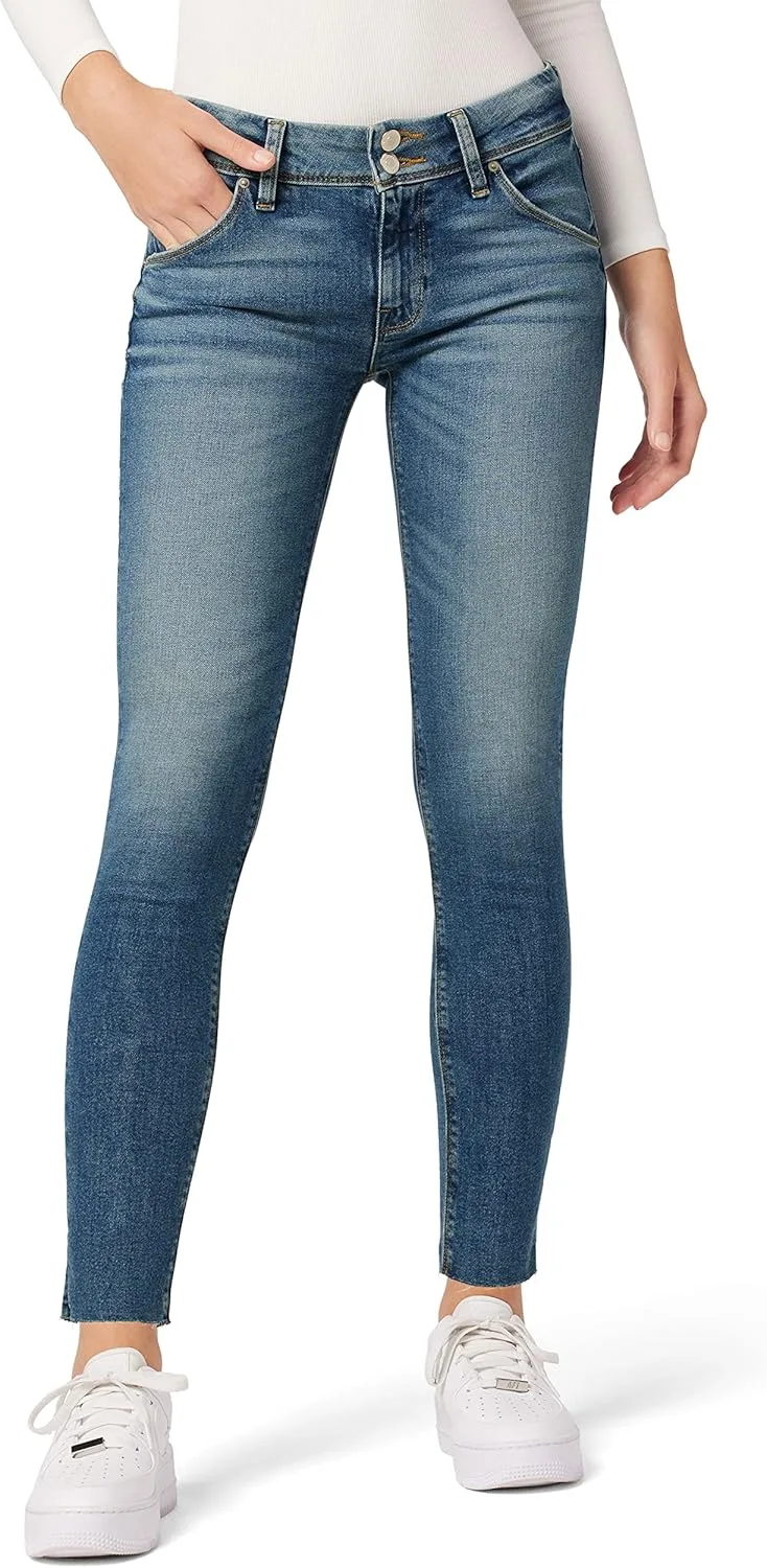 

Hudson Womens Collin Mid Rise Skinny Jean с задними карманами на клапане