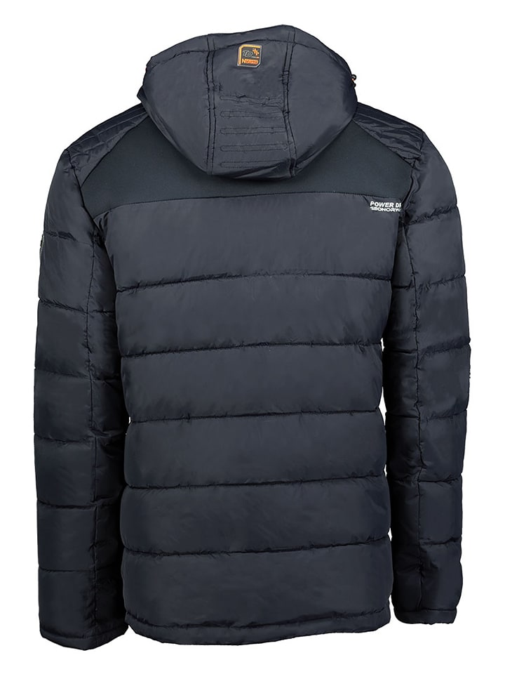 Geographical Norway Куртка переходного периода "Beachwood" темно-синего цвета — фото 3
