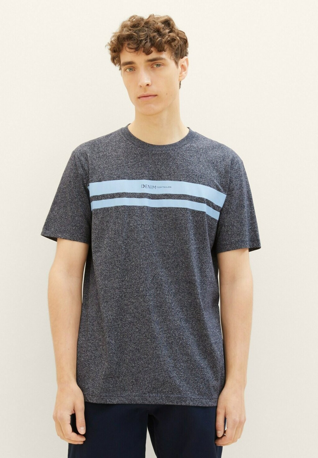 

Футболка с принтом TOM TAILOR DENIM, цвет sky captain blue non solid