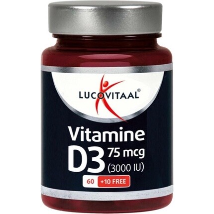 

Витамин D3 75 мкг Добавка - 70 капсул Lucovitaal