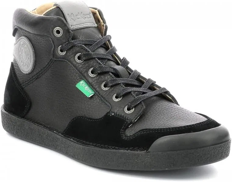 Кроссовки Kickers Trial High Men's Trainers, Black — фото 3