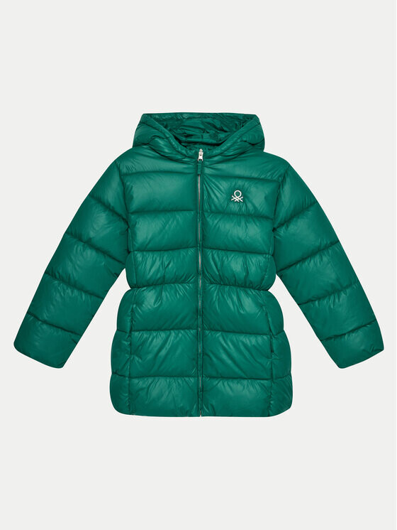 

Пуховик узкого кроя United Colors Of Benetton, зеленый