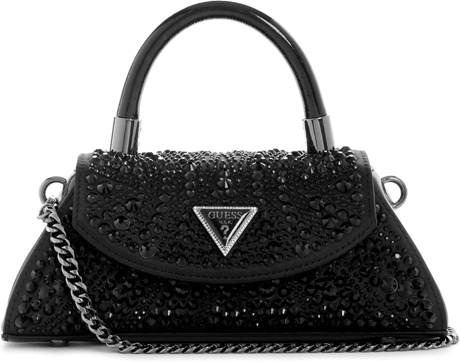 

Сумка Beauvoir с верхней ручкой GUESS, Black Floral Print