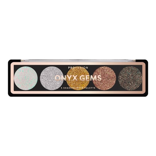 

Палетка из 5 теней для век Profusion, Onyx Gems Eyeshadow