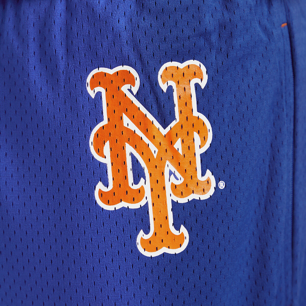 Шорты MLB NEW YORK METS FUNDAMENTALS MESH Shorts Nike, цвет Tiefes Royalblau/Dunkelorange — фото 4