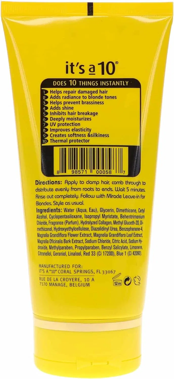 Пятиминутный восстанавливающий кондиционер «Five Minute Hair Repair» для блондинок от It's a 10 It'S A 10 — фото 2
