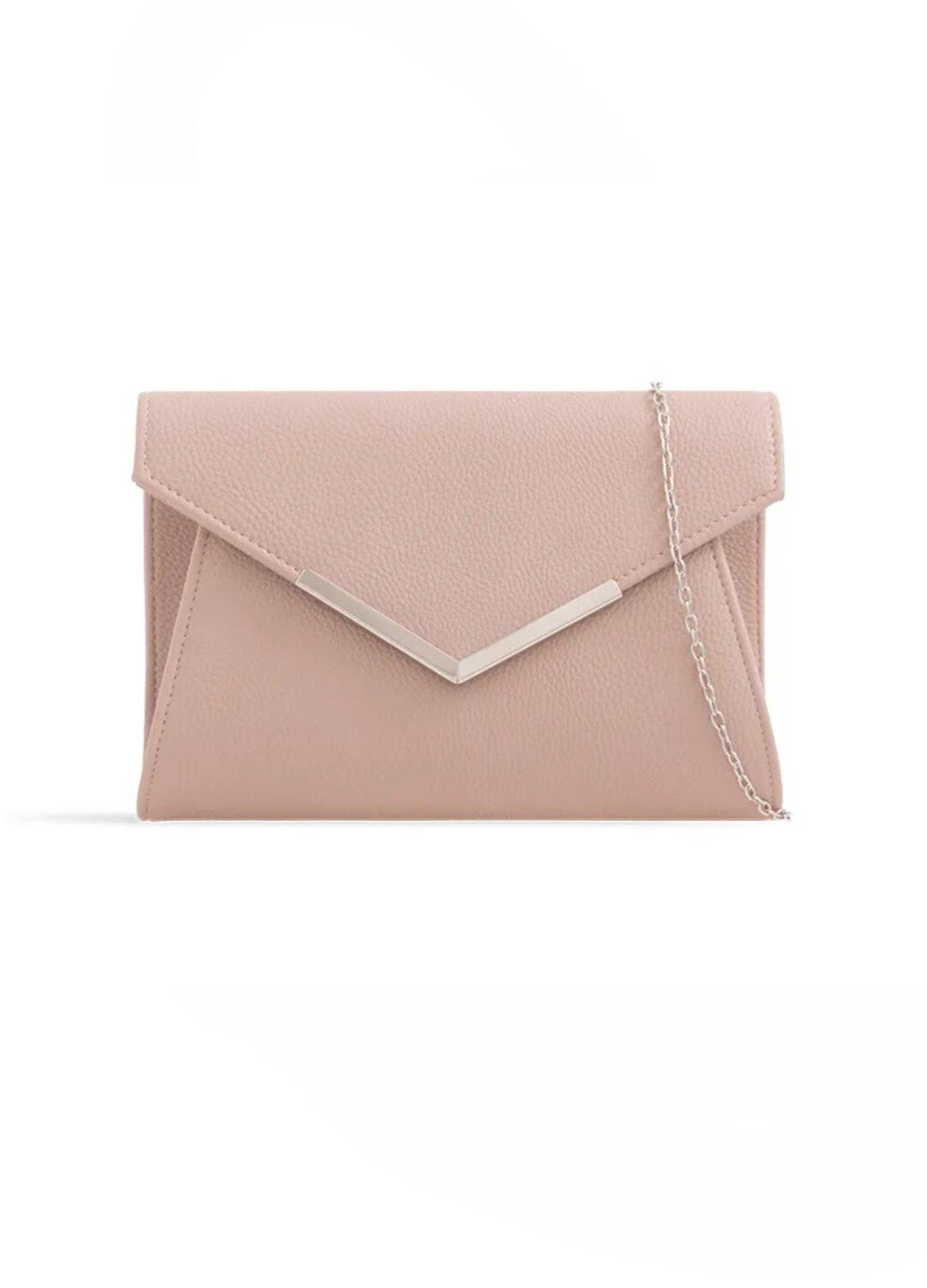 

Сложенный клатч с металлической деталью KOKO COUTURE, нюд