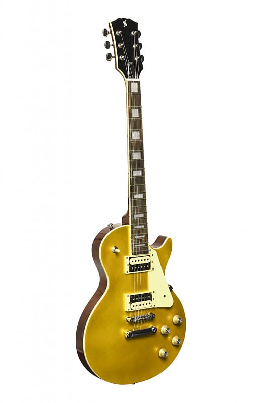 

Электрогитара Stagg Standard Series Electric w/ Solid Mahogany Body Archtop, Gold SEL-STD GOLD