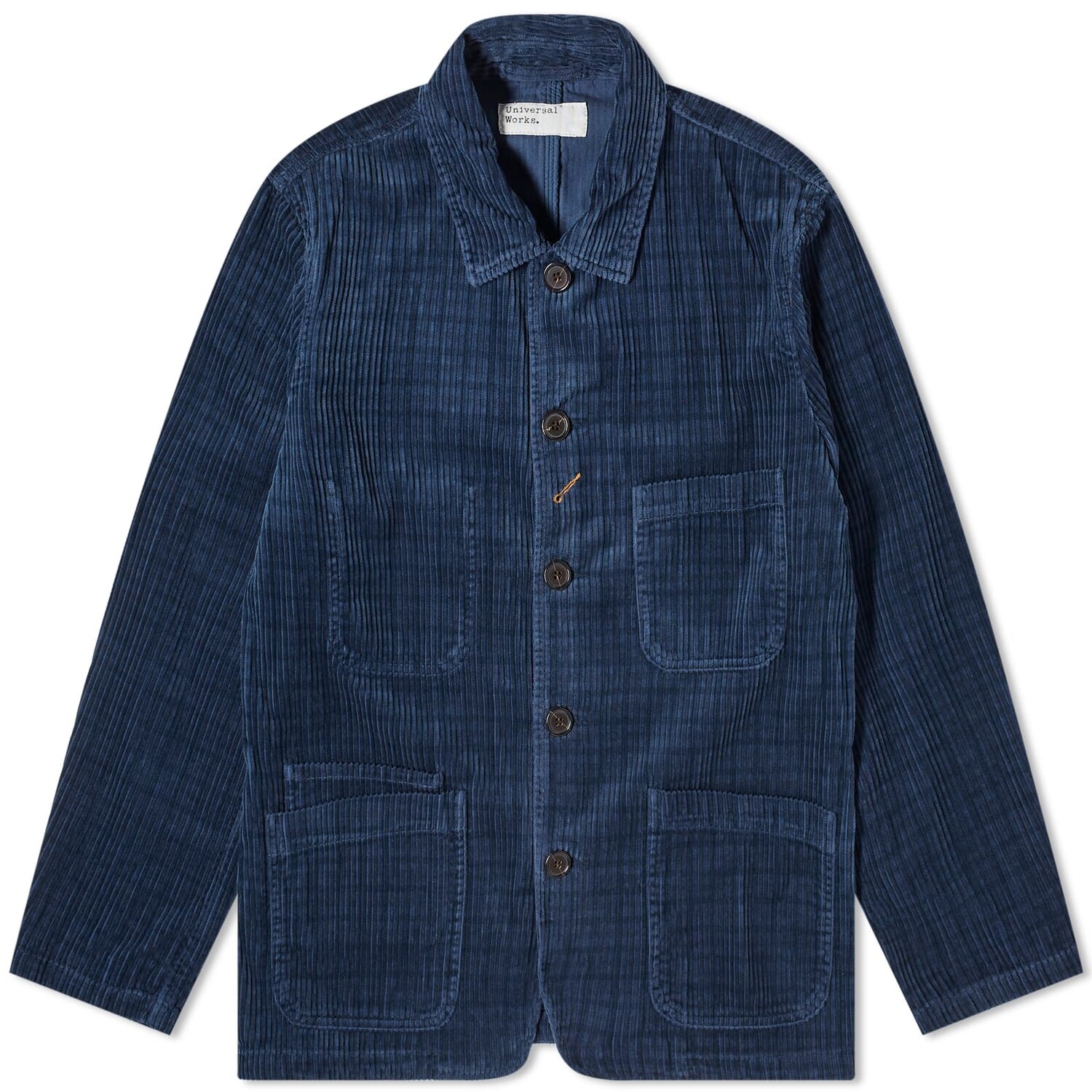 

Куртка Universal Works Houndstooth Cord Bakers Chore, темно-синий