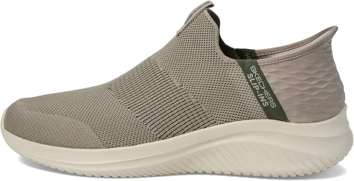 Мужские кроссовки Skechers, спортивная обувь, коричневый/оливковый — фото 4