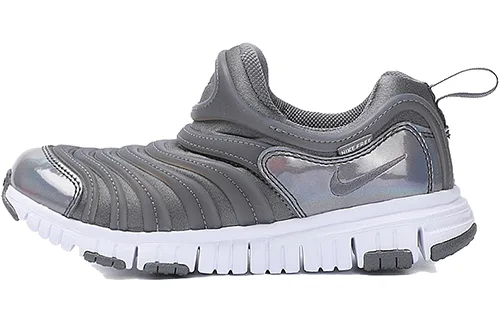 Nike Спортивные повседневные кроссовки Dynamo Free SE с круглым носком, амортизацией и износостойкой подошвой, серые
