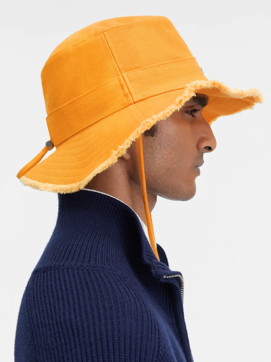 

Потертая экспедиционная шляпа Ле Боб Артишо Jacquemus, темно-оранжевый