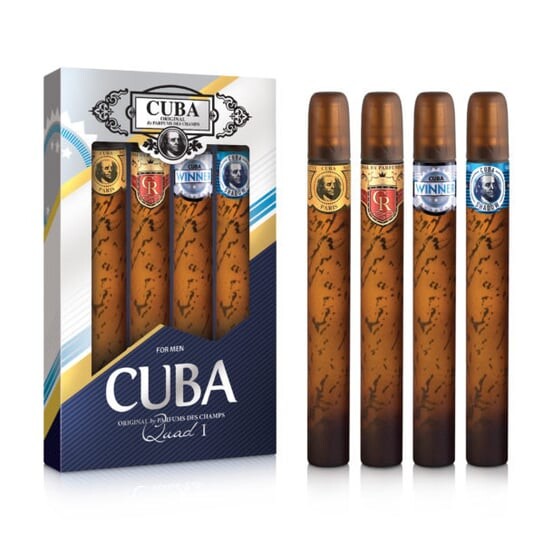 

Подарочный набор косметики, 4 шт. Cuba Original, Quad For Men