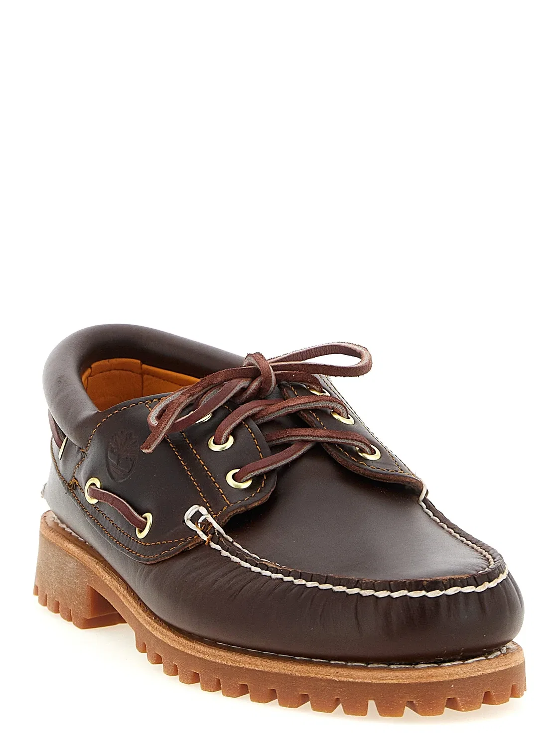Туфли-ботинки Timberland 3-Eye Lug (три отверстия для шнурков), коричневый — фото 2