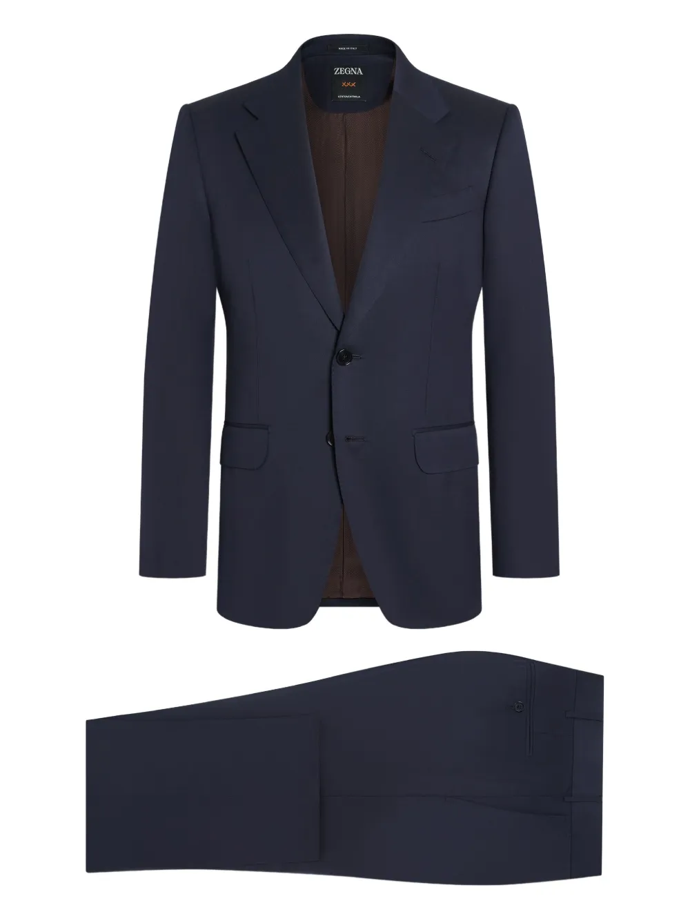 

Шерстяной костюм Centoventimila Zegna, синий