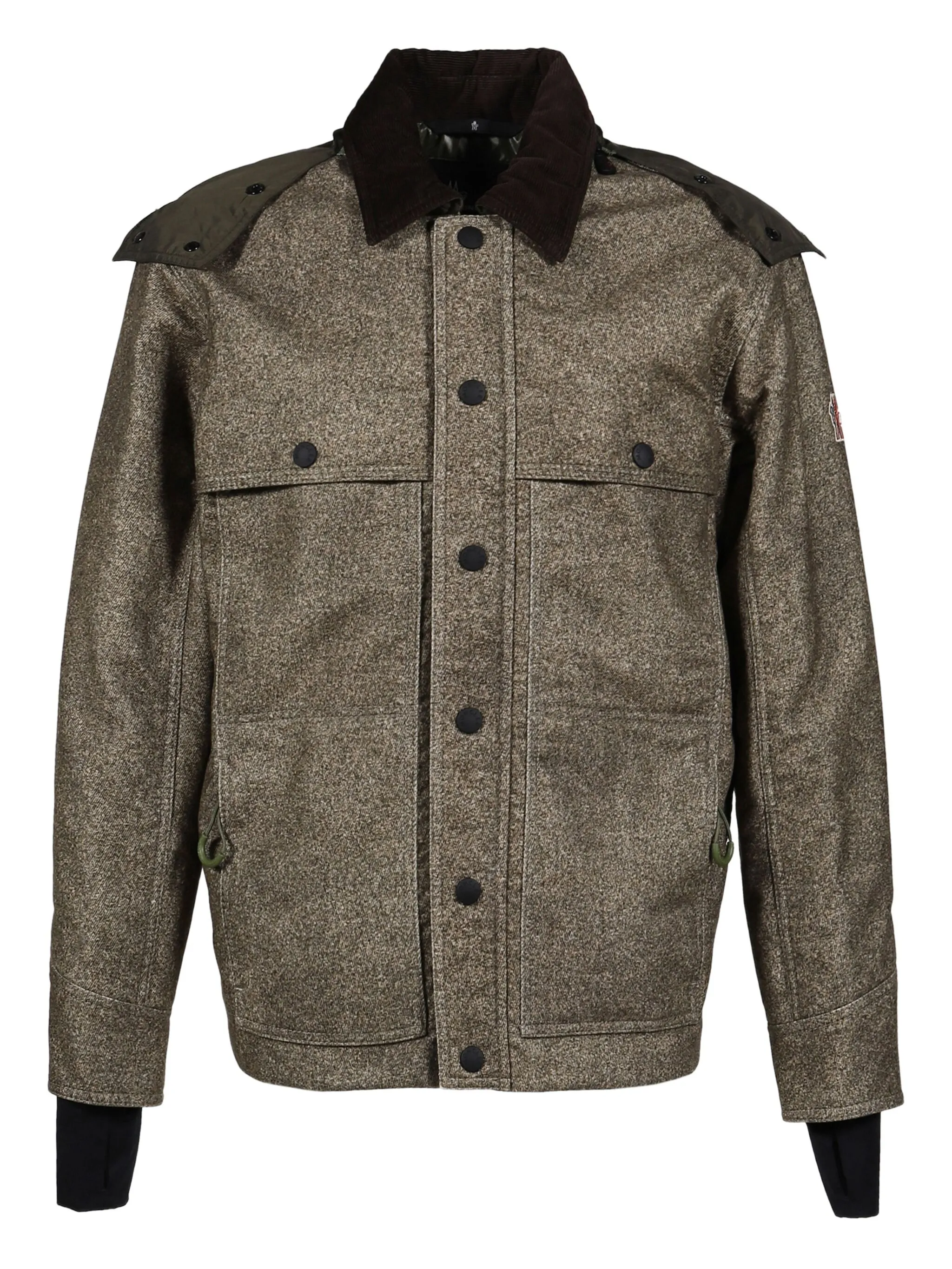 

Пуховик Kalinzu с капюшоном Moncler Grenoble, коричневый