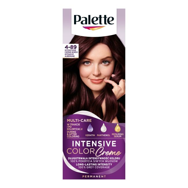 

Краска для волос icc Palette, цвет 4.89 intensive aubergine