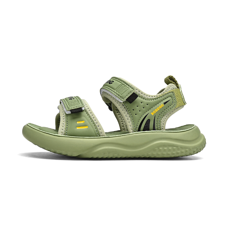 

Детские сандалии BOBDOG, AJ6005 Army Green с противоскользящей подошвой, устойчивые к истиранию и дышащие