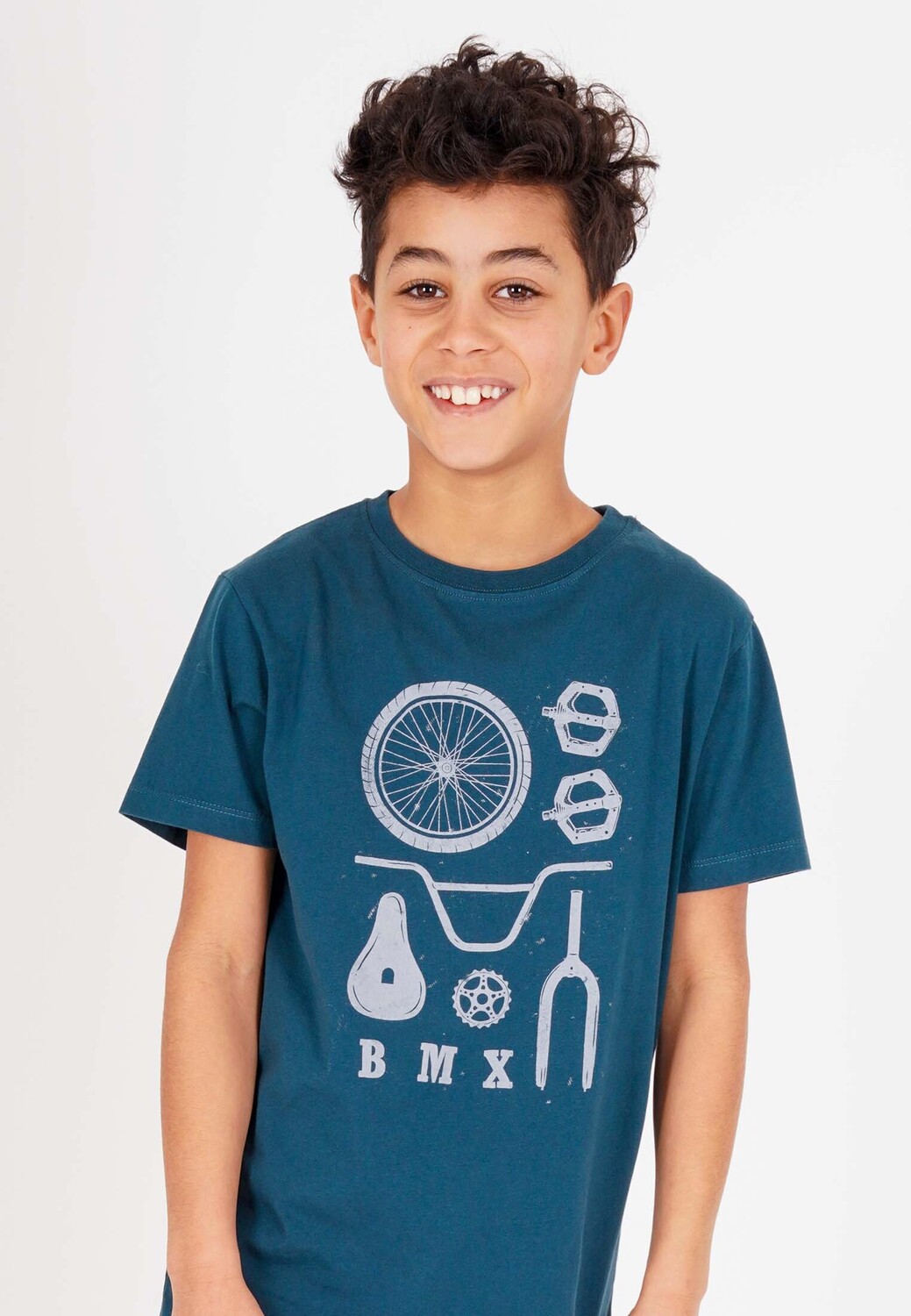 Футболка Band of Rascals BMX Parts, бензиновый — фото 2