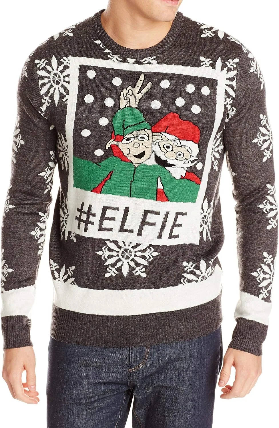 

Мужской свитер Elfie Ugly Christmas 3 Santas