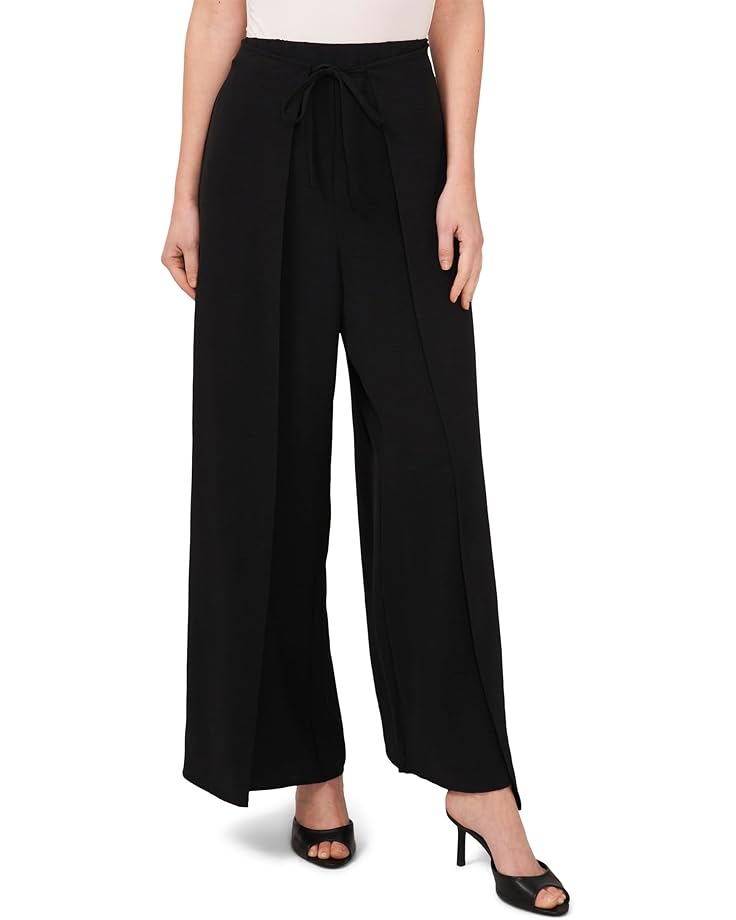 

Брюки CeCe Side Overlap Self Tie Pants, цвет Rich Black