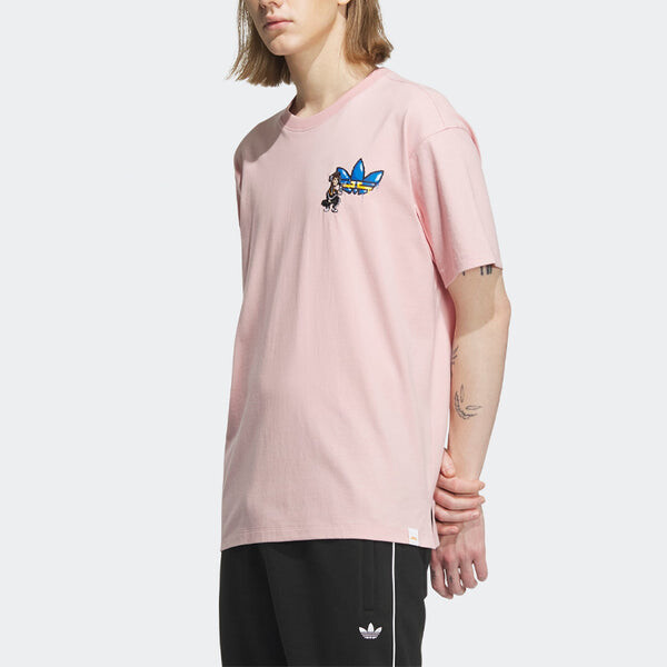 Футболка оригиналы x monkey kingdom gfx футболка Adidas, лиловый — фото 4