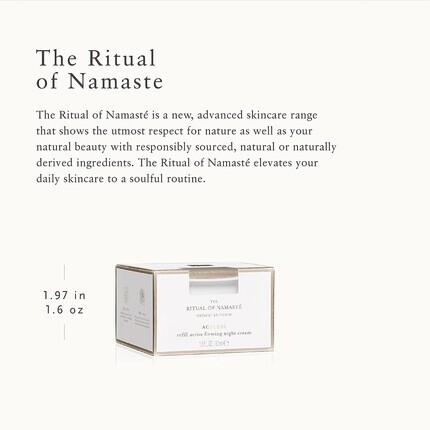 The Ritual Of Namast Активный укрепляющий ночной крем Refill Ageless Collection 50мл, Rituals — фото 3