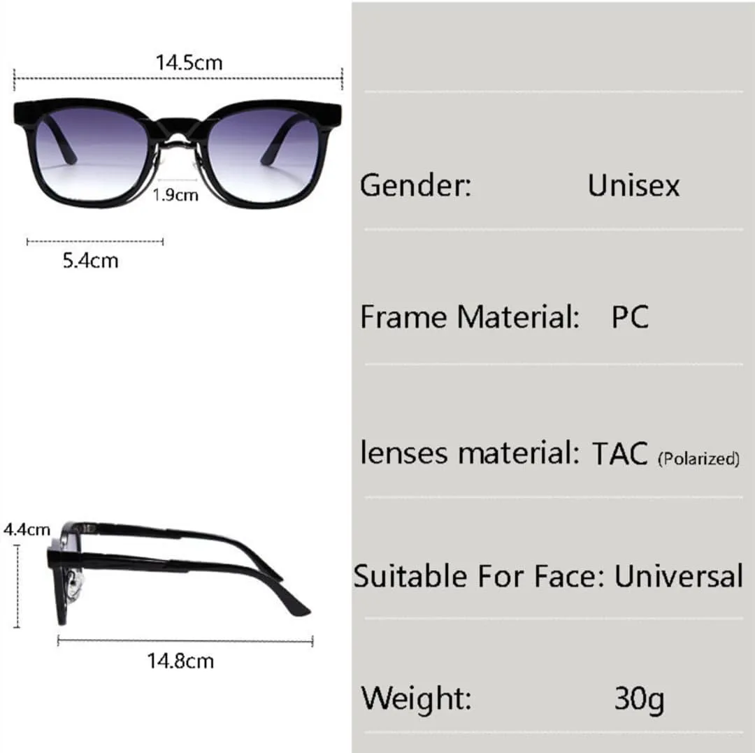 

Роскошные солнцезащитные очки «кошачий глаз» для женщин и мужчин, популярные винтажные панк-очки, двухцветные, для вождения на открытом воздухе TVTBBVV, Black Gray