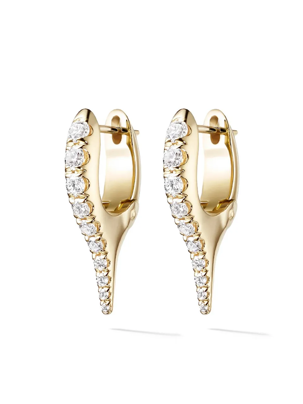 

Серьги Lola из желтого золота с бриллиантами Melissa Kaye, золотой