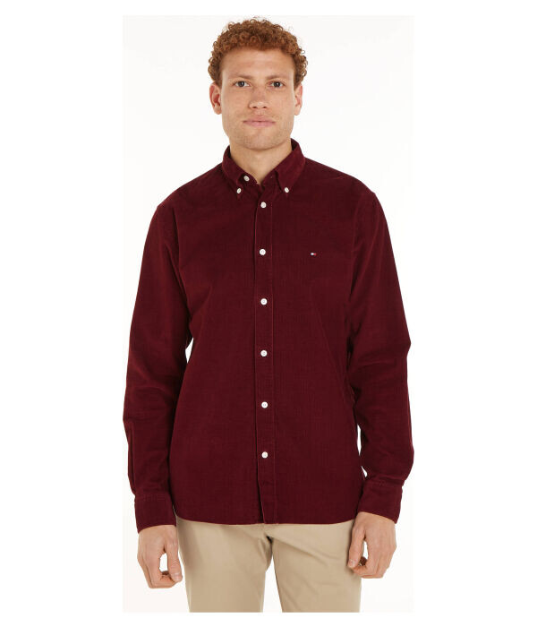 

Рубашка Regular Fit Tommy Hilfiger, бургундия